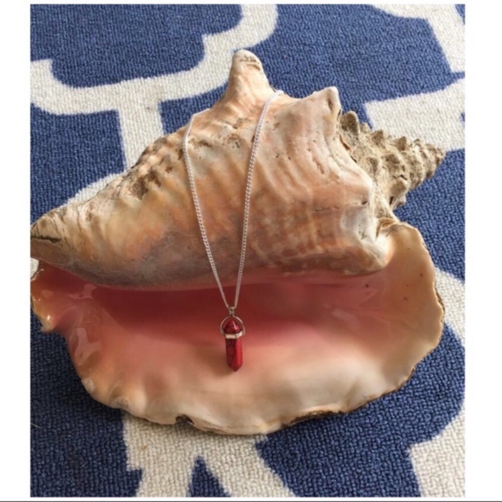 Red Jasper Chakra Healing Necklace